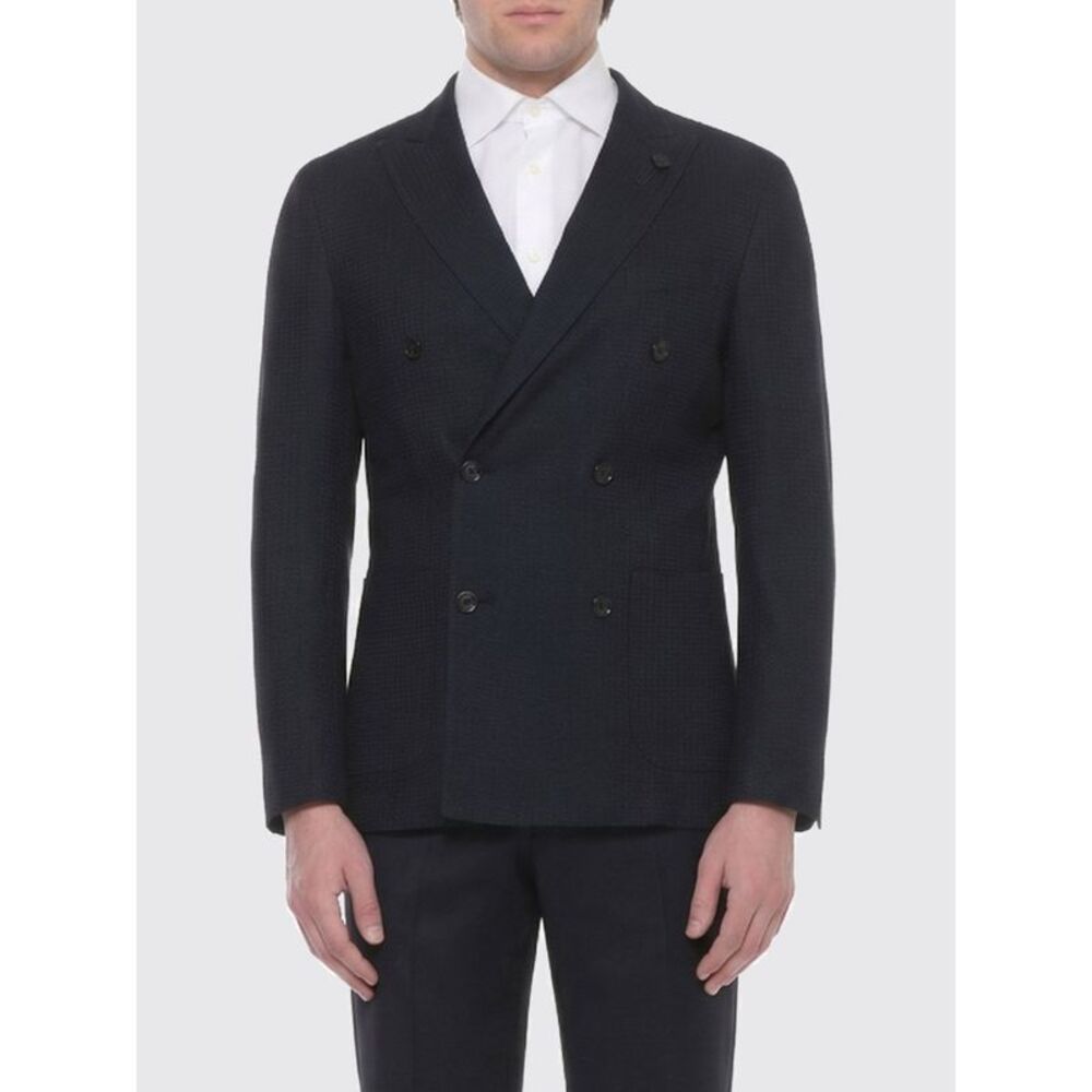 Lardini Jacket Men Blue